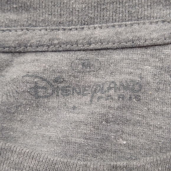 Disneyland Paris SZ Medium Tee T Shirt Distressed Mickey Mouse Grey - Picture 5 of 8
